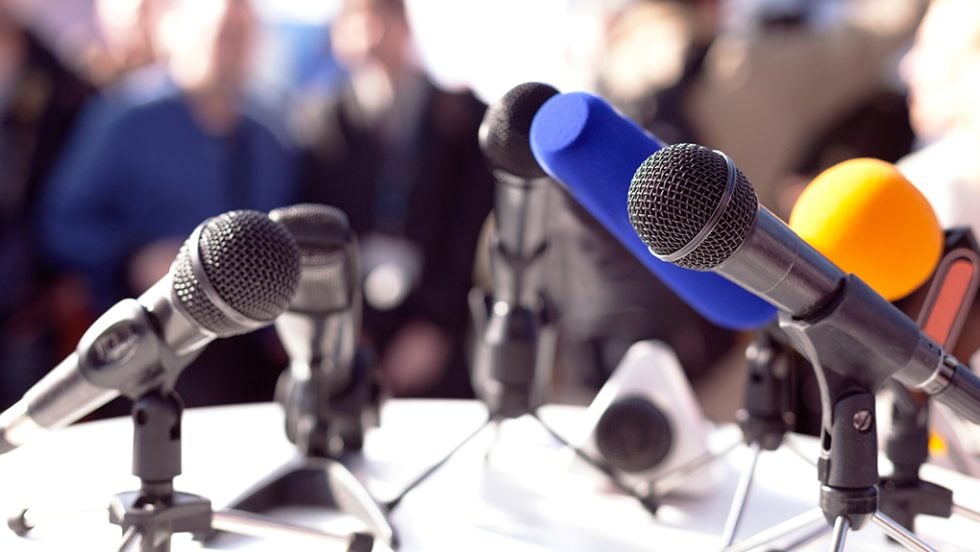 press conference